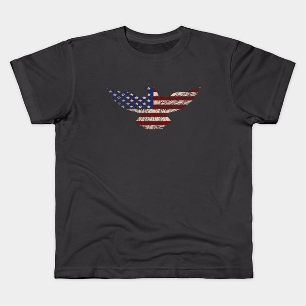 American Patriotism Kids T-Shirt by wearwyoming